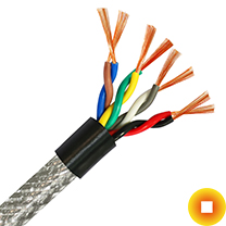 Сетевой кабель для телевизора 0,52х3 мм S/UTP Cu Stranded PVC ГОСТ Р 54429-2011