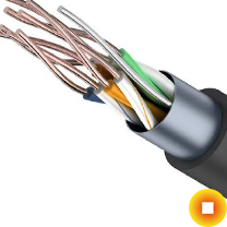 Сетевой кабель многожильный РК 75-2-1,01